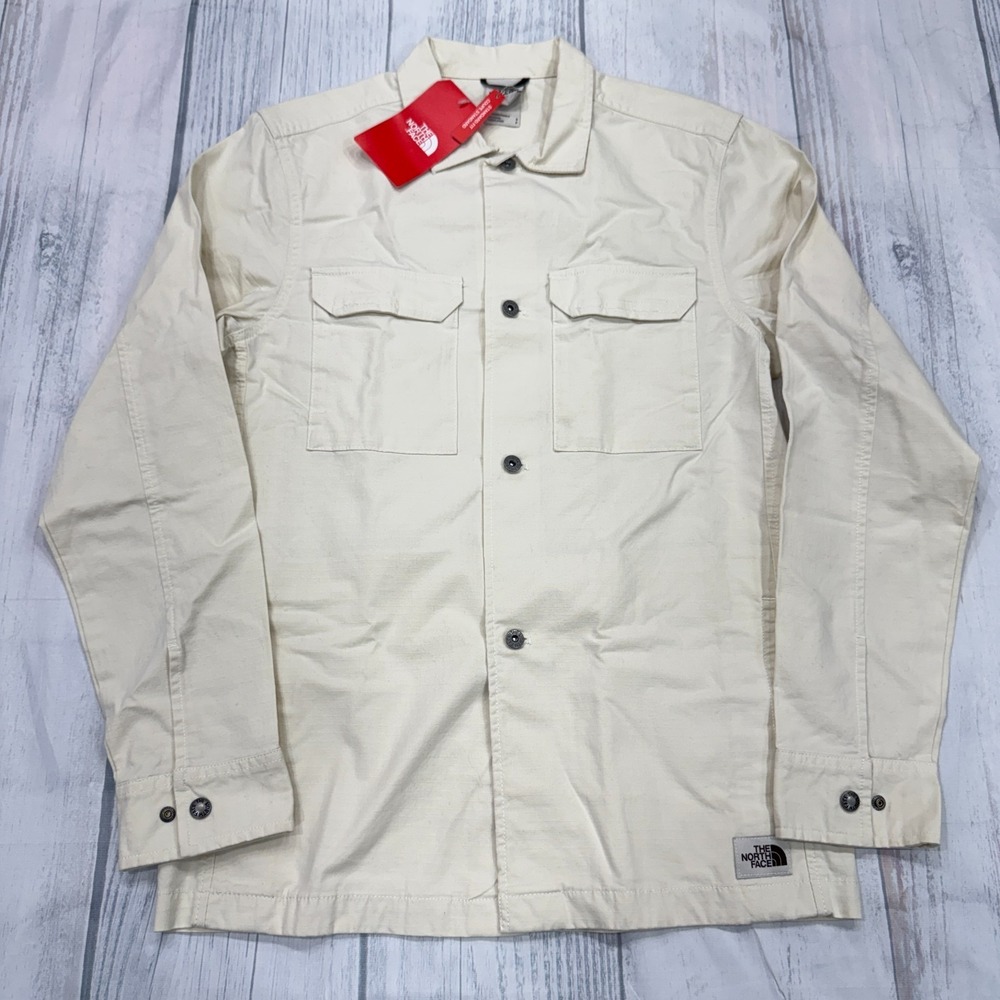 NWT The North Face Battlement Utility Jacket VTG White S Mens Lifestyle